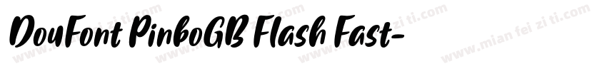 DouFont PinboGB Flash Fast字体转换